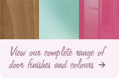 View our complete range of door finishes and colours